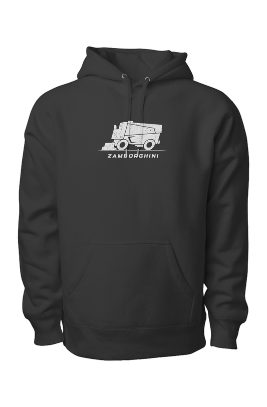 Zamborghini Legend Heavyweight Cross Grain Hoodie Black | Barn Garb Hockey Threads