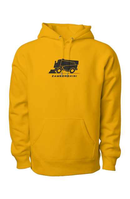 Zamborghini Legend Heavyweight Cross Grain Hoodie Gold | Barn Garb Hockey Threads