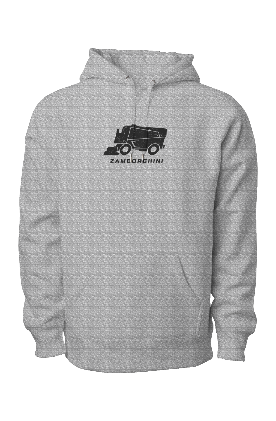 Zamborghini Legend Heavyweight Cross Grain Hoodie Grey | Barn Garb Hockey Threads