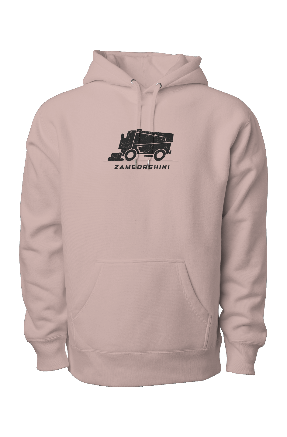 Zamborghini Legend Heavyweight Cross Grain Hoodie Pink | Barn Garb Hockey Threads