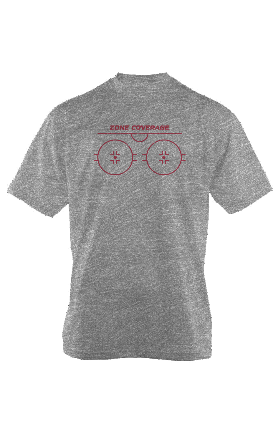 Zone Coverage 90s Throwback Oversized Heavyweight Tee Grey | Barn Garb Hockey Threads