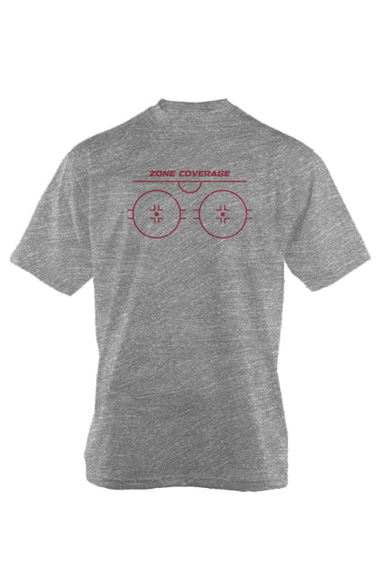 Zone Coverage 90s Throwback Oversized Heavyweight Tee Grey | Barn Garb Hockey Threads