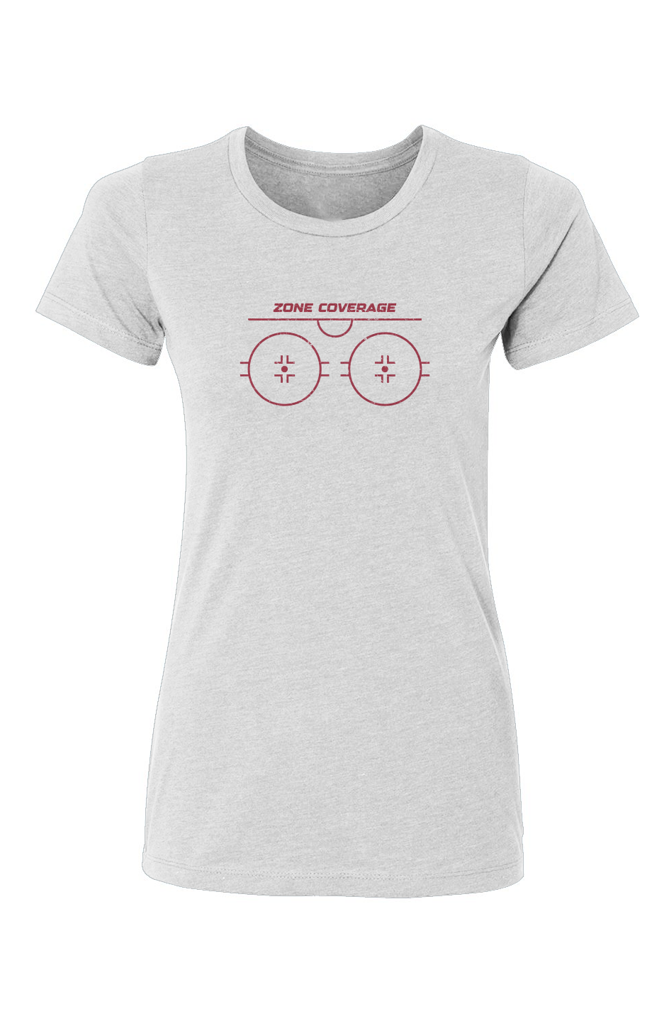 Zone Coverage Barn Babe Tee White | Barn Garb Hockey Threads