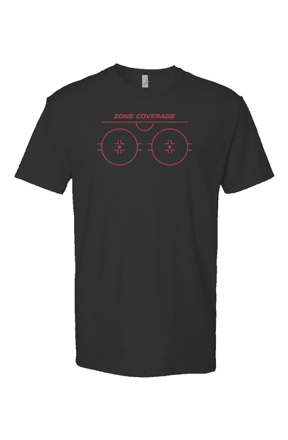 Zone Coverage Breakaway Performance Tee Black | Barn Garb Hockey Threads