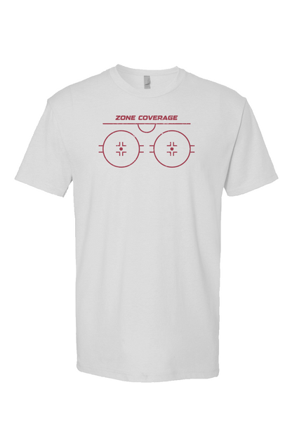 Zone Coverage Breakaway Performance Tee White | Barn Garb Hockey Threads