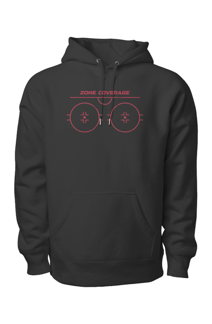 Zone Coverage Legend Heavyweight Cross Grain Hoodie Black | Barn Garb Hockey Threads
