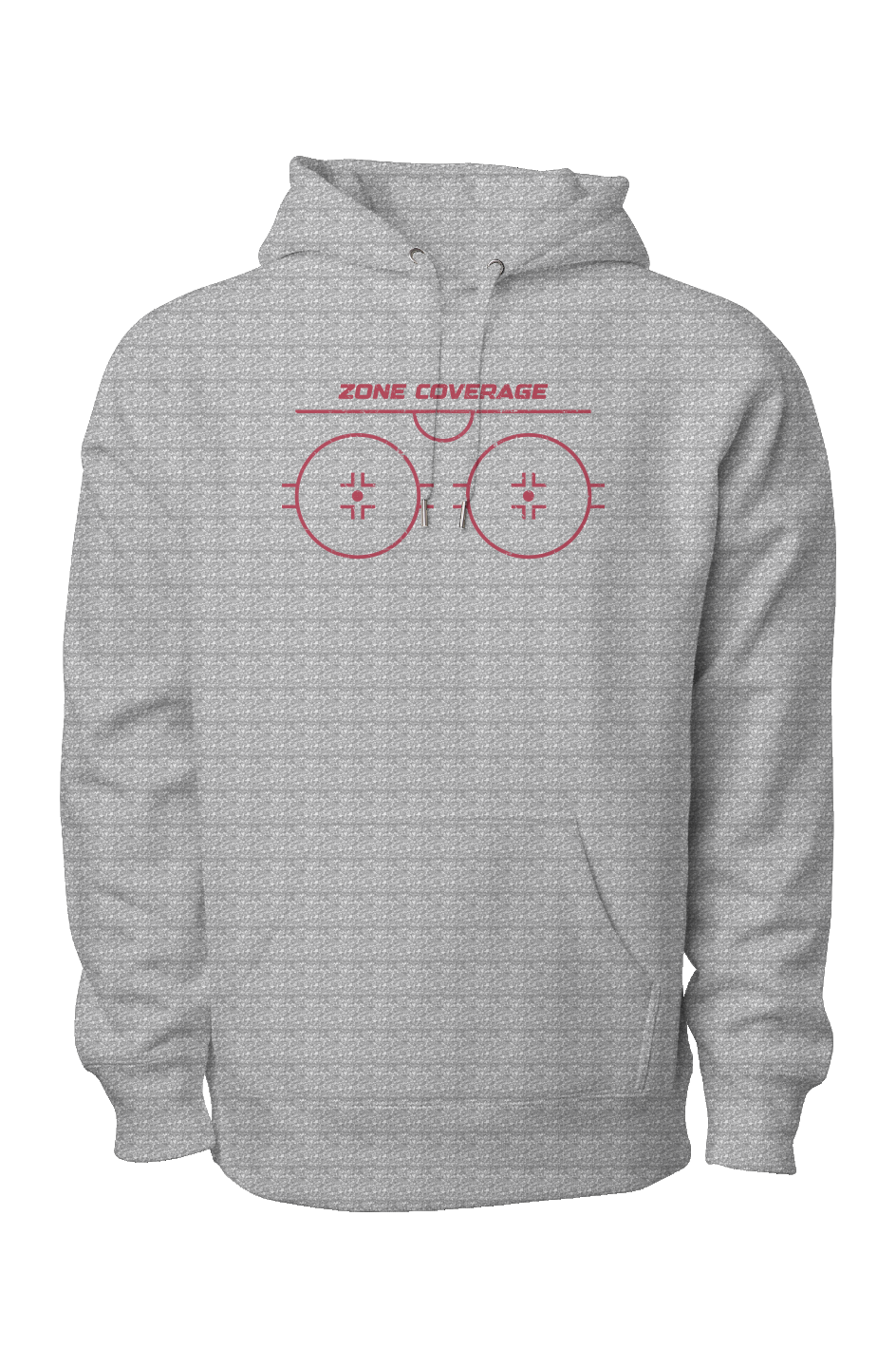 Zone Coverage Legend Heavyweight Cross Grain Hoodie Grey | Barn Garb Hockey Threads